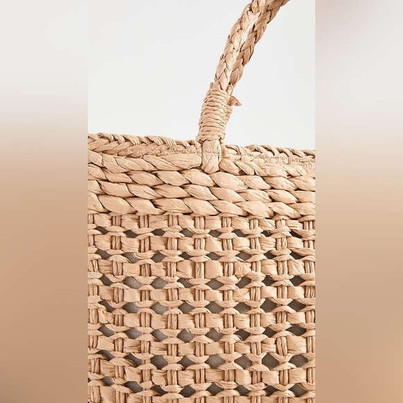 Hat Attack Selena Straw Tote - NWT - Picture 5 of 10